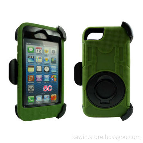Commander 2-in-1 PC+Silicone Cover for Apple iPhone 5G